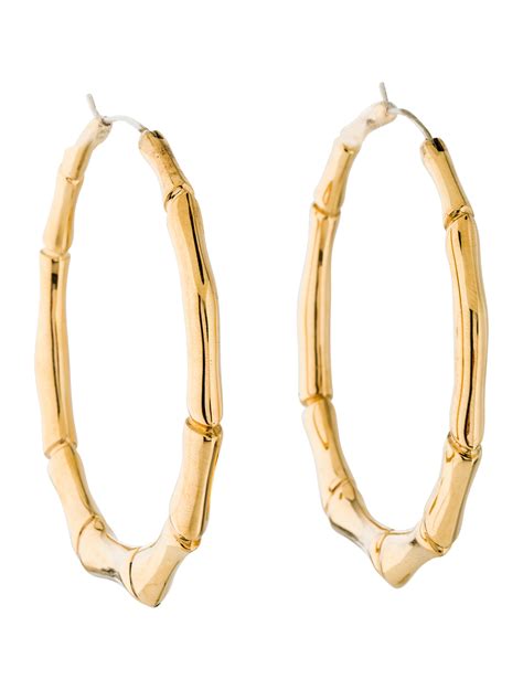 gucci ohringe|Gucci bamboo earrings.